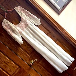 Free People Embroidered Boho Dress